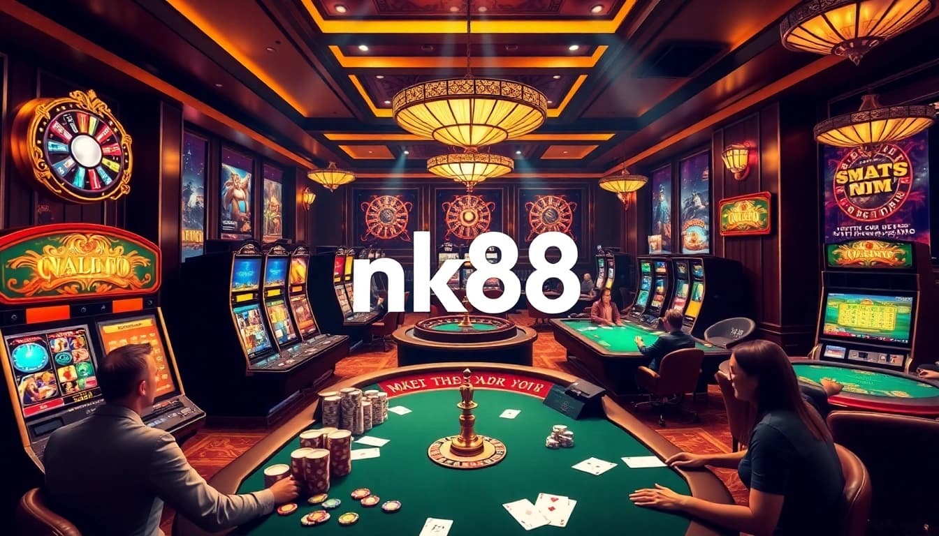 Experience the excitement of nk88 with online poker tables and vibrant casino games.