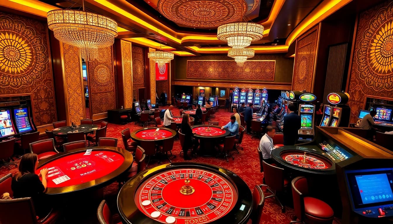 Experience thrilling gameplay with u31 in a luxurious casino setting filled with excitement.