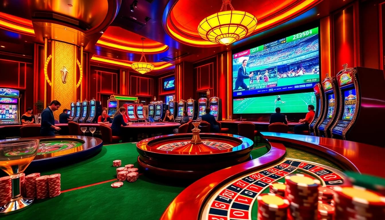 Cakhiatv enhances your online gambling experience with a vibrant casino atmosphere filled with excitement.