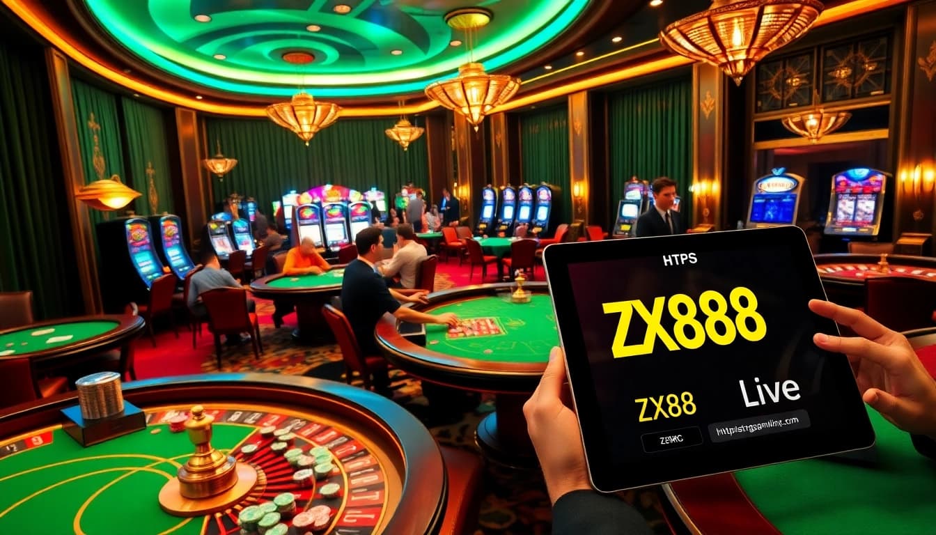 Place bets and win big at https://zx88.live/ with exciting casino games and vibrant casino atmosphere.