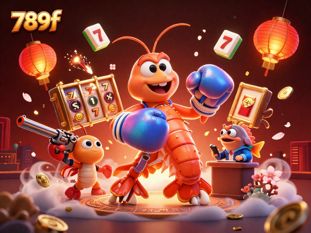Experience thrilling slot action with 789f featuring vibrant characters and rich casino elements.