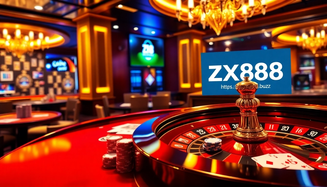 Experience the thrill of gambling at https://zx88.buzz/ with vibrant casino tables and luxurious odds.