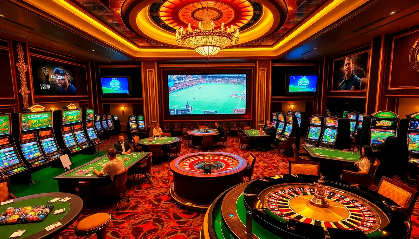 Experience thrilling gambling excitement at luongsontv with live football broadcasts and vibrant casino tables.