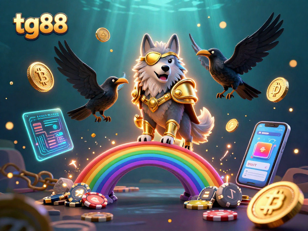 Experience thrilling gameplay at tg88, featuring colorful casino elements and dynamic characters.