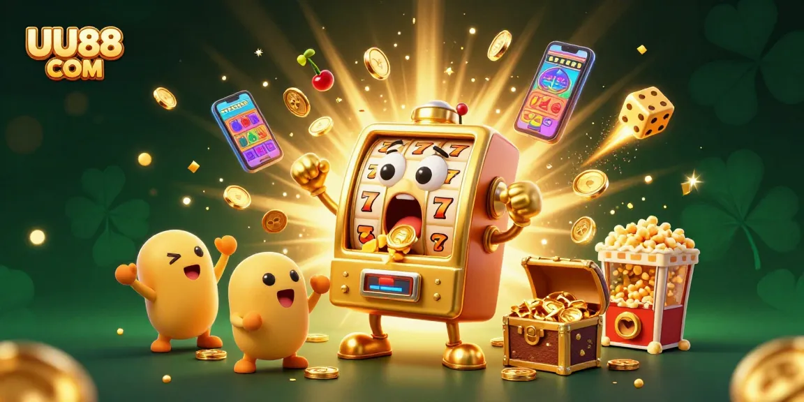 Experience excitement with UU88 COM as slot machines explode in jackpot glory.