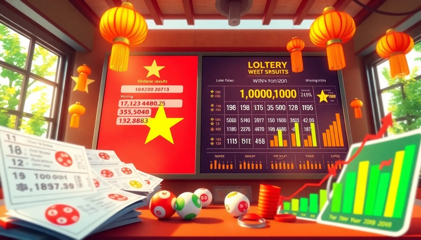 Songthulo lottery results infographic showcasing vibrant colors and essential statistics