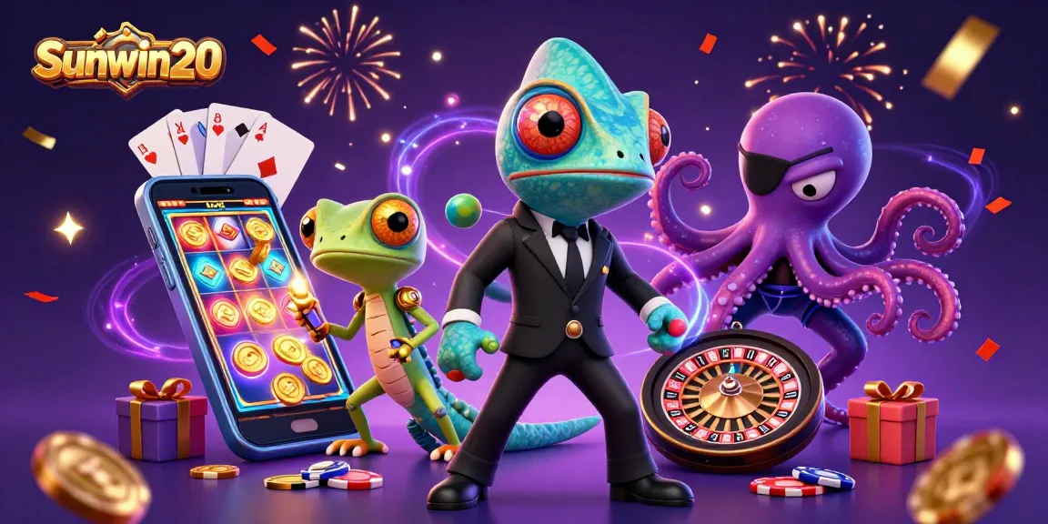Spin the reels and win big with Sunwin20's exciting 3D casino adventure.