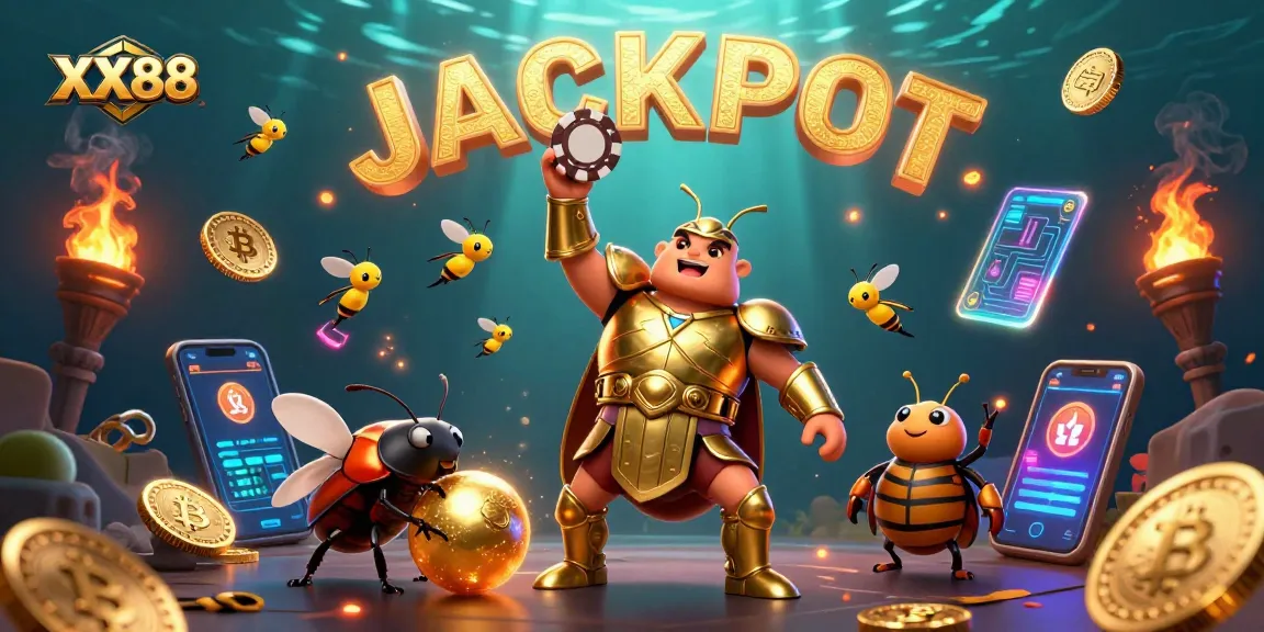 Win big at XX88 with dynamic gaming elements and thrilling jackpot action in a captivating 3D scene.