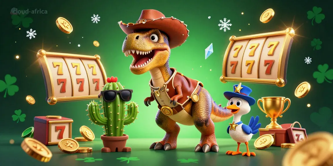 Experience thrilling gameplay at cloud-africa with vibrant 3D characters and dynamic slot machines.