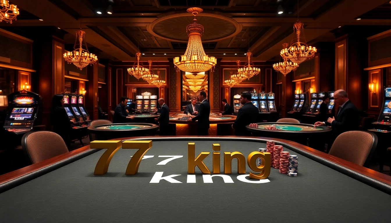 Players enjoy gaming excitement at 79 king casino tables with vibrant atmosphere.