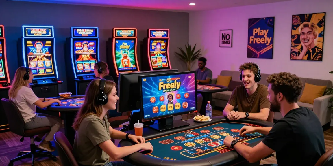 Diverse players enjoying games at trusted casinos not on GamStop in a modern home setup.