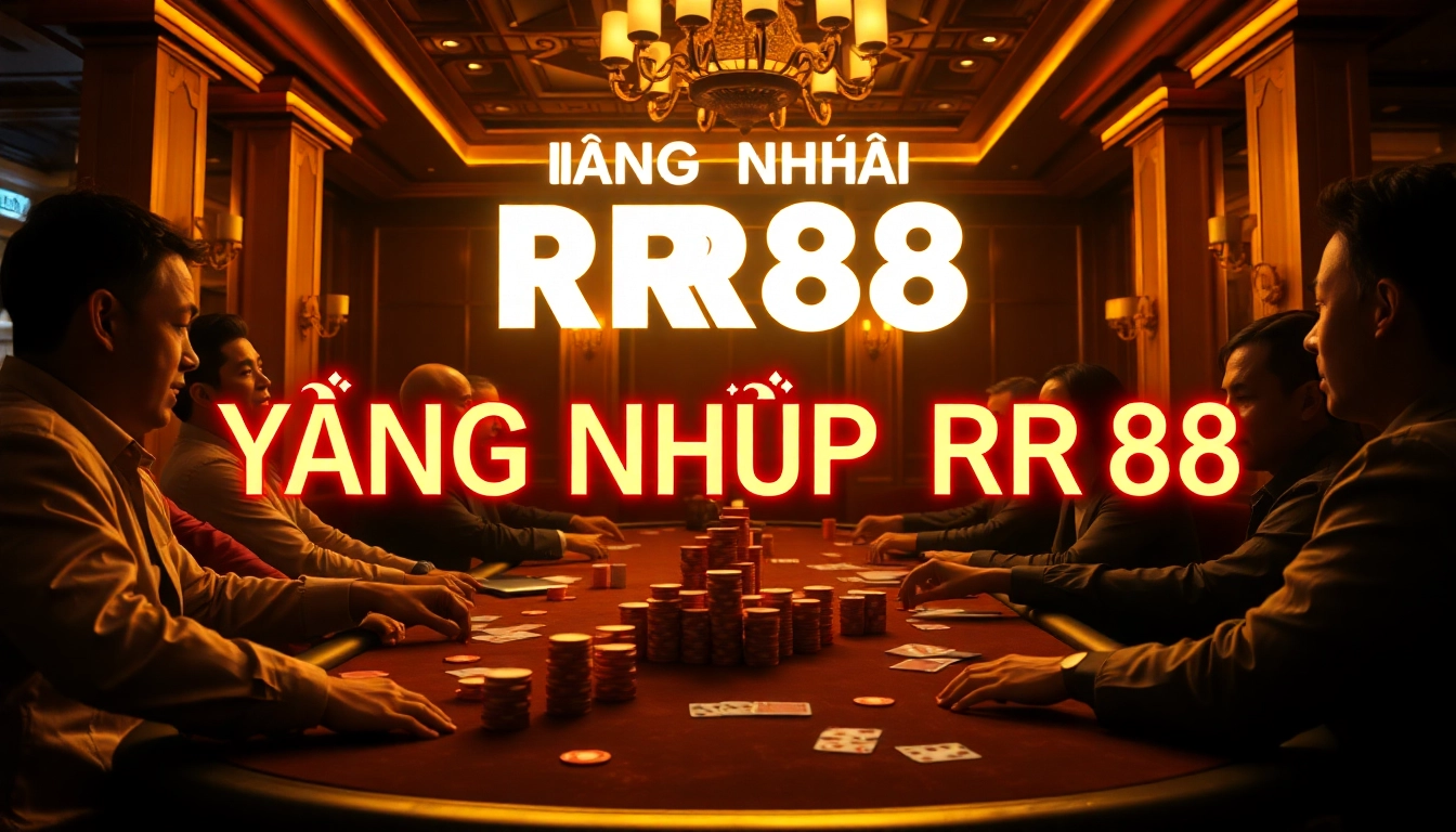 Engage in thrilling gambling experiences with ĐĂNG NHẬP RR88 at a luxurious casino.