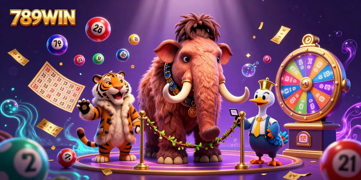 Experience the vibrant casino atmosphere at 789WIN with dynamic gaming elements and colorful lottery themes.