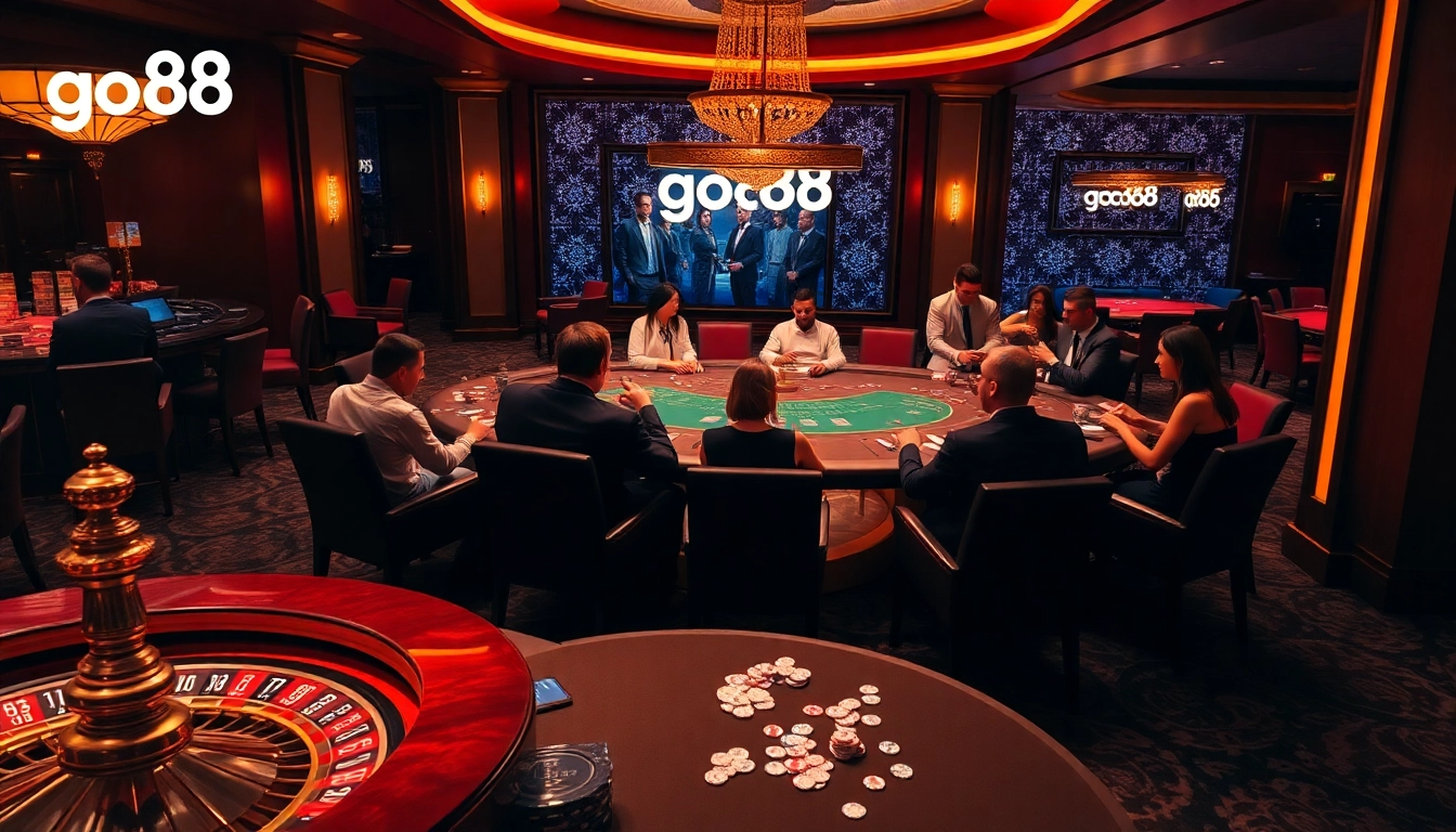 Gamble at the luxurious go88 casino with high-stakes poker and roulette excitement.