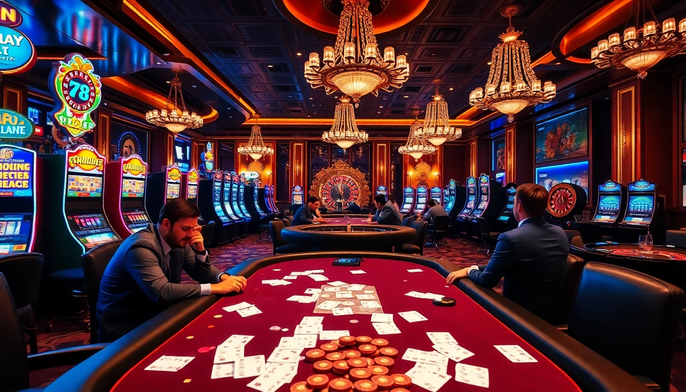 Exciting casino gaming scene featuring players at a stylish poker table, highlighting XX 88.