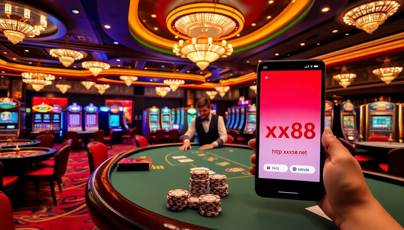 Experience thrilling gameplay at https://xx88.se.net/ with luxurious casino visuals and vibrant gaming action.