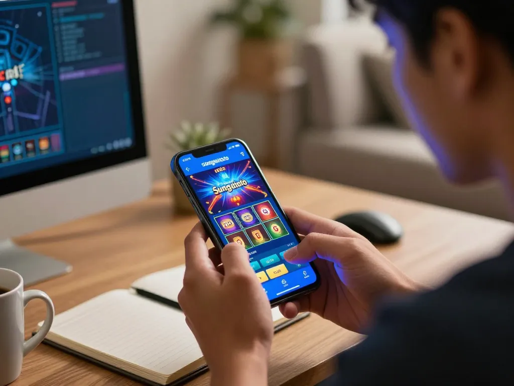 Engage with daftar sungaitoto while using a mobile app for betting, emphasizing responsible gaming.