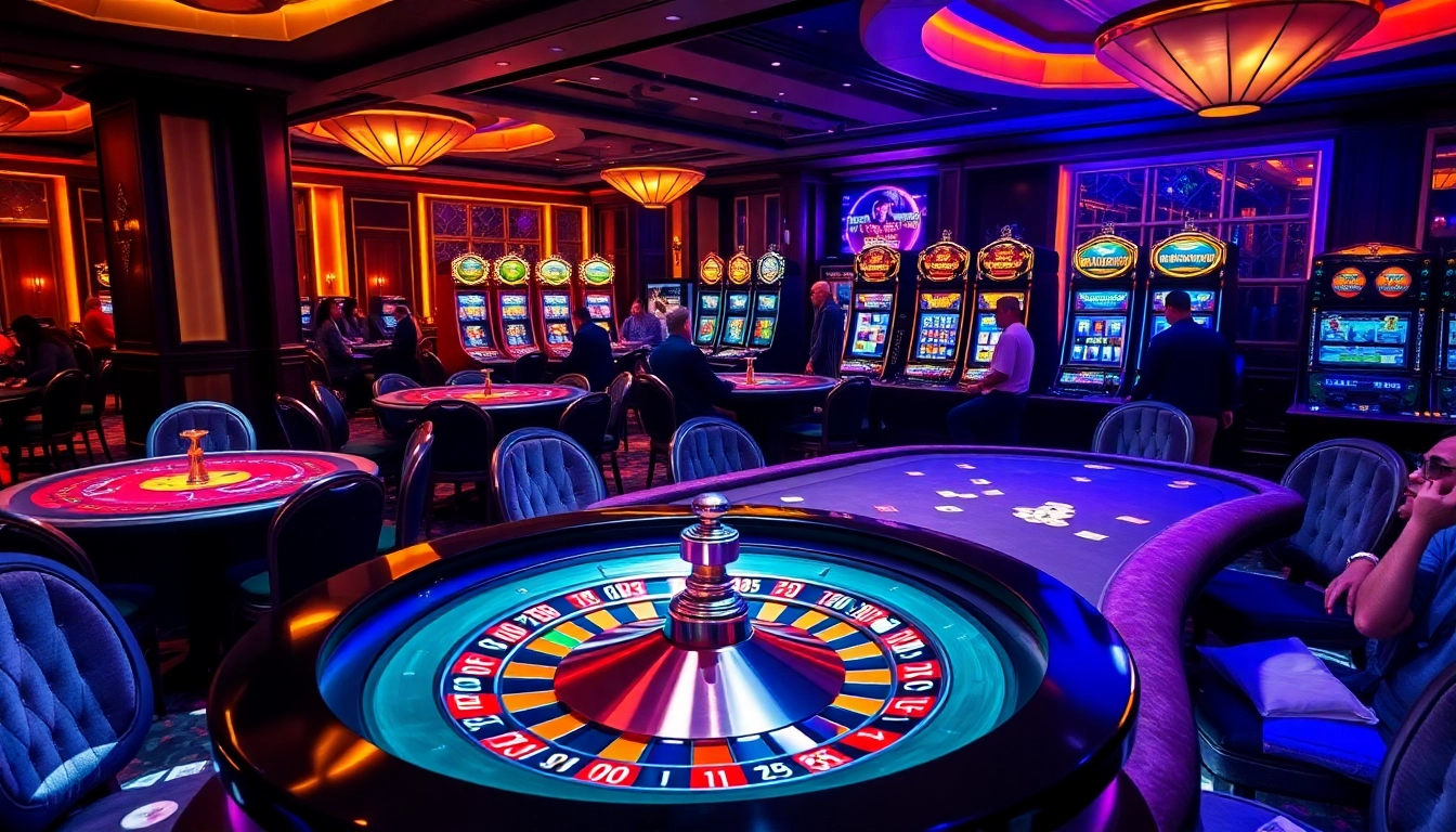 Experience thrilling casino action at king 88 with luxurious tables and vibrant atmosphere.