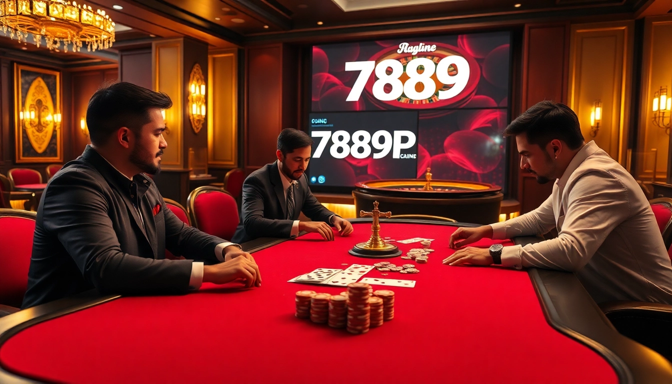 Engage in an exciting poker game at 789P, featuring immersive gameplay and vibrant casino atmosphere.