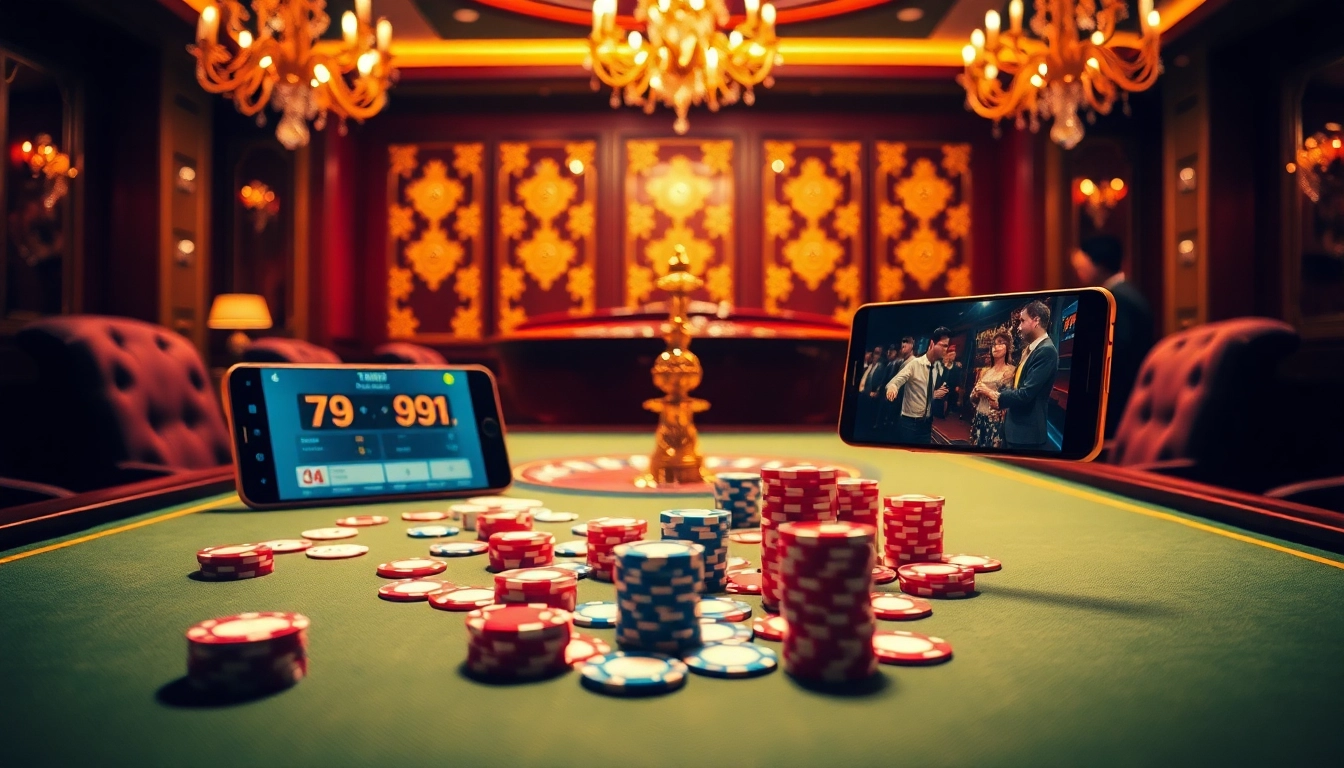 Engage in thrilling gameplay and 789win đăng nhập seamlessly at a luxurious casino table.