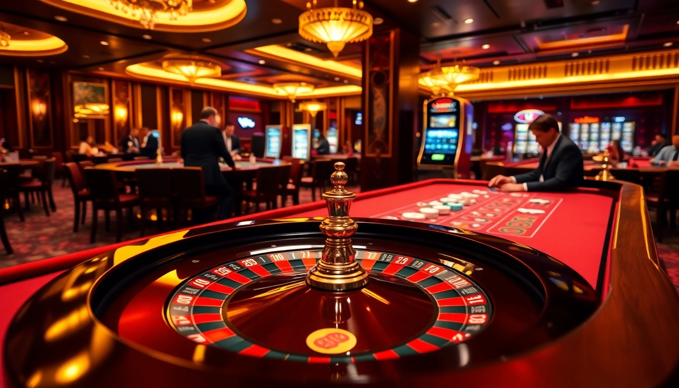Experience high-stakes gambling at nk88bet.org with luxurious casino tables and exciting players.
