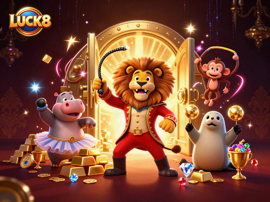 Hình ảnh LUCK8 với cảnh vòng bắn vàng và thú vị trong sòng bạc trực tuyến