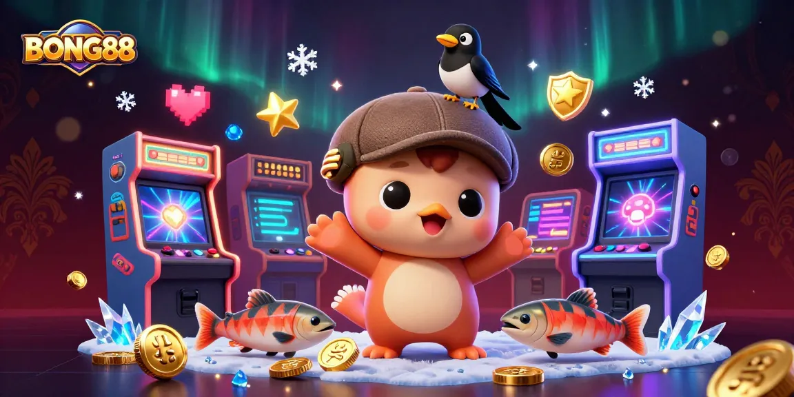 BONG88 brings excitement to life as playful cartoon characters engage in thrilling slot adventures.