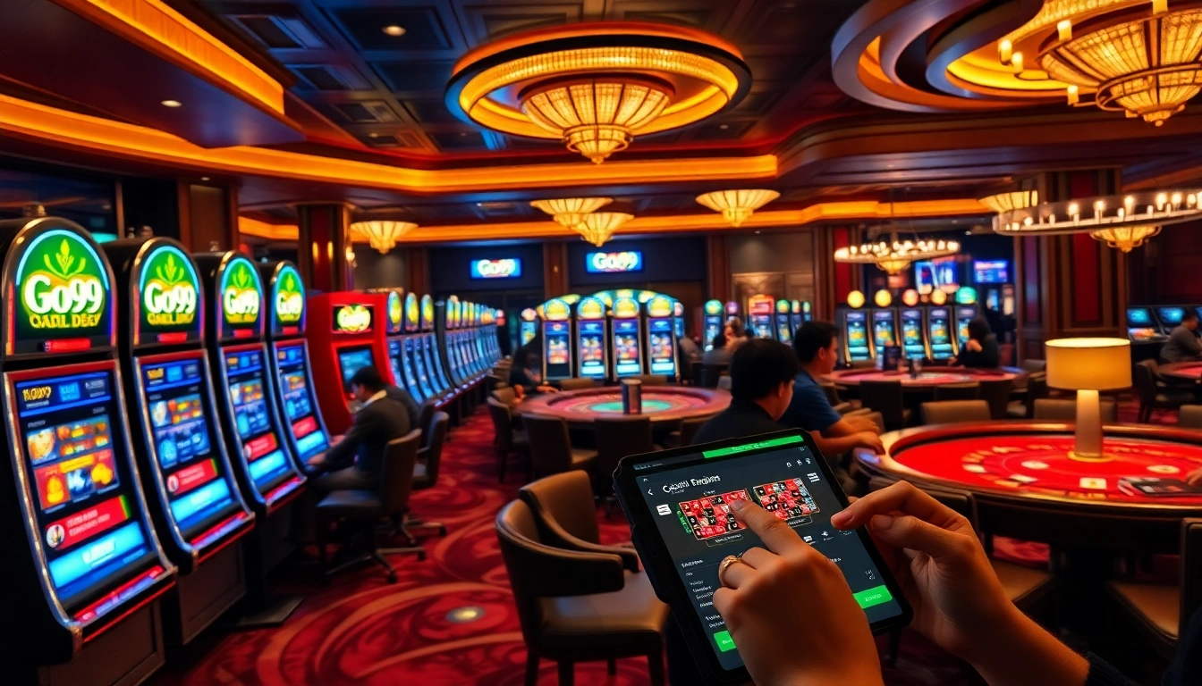 Experience the thrill of winning at Go99 with vibrant slot games and an exciting atmosphere.