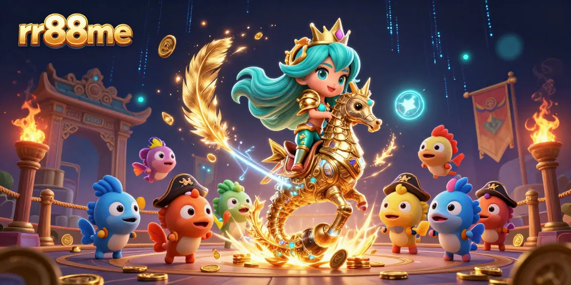 Experience thrilling gameplay with rr88me's vibrant mermaid princess in a dynamic casino scene.