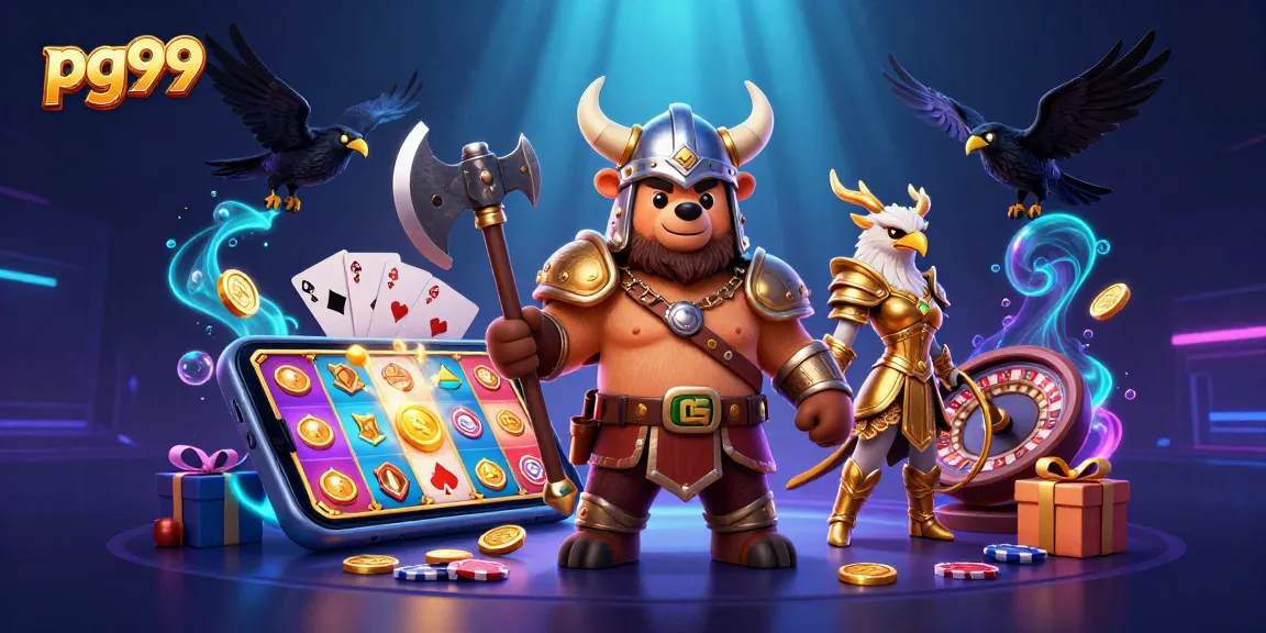 Join the excitement with pg99 featuring thrilling slot games and dynamic characters in an engaging casino scene.