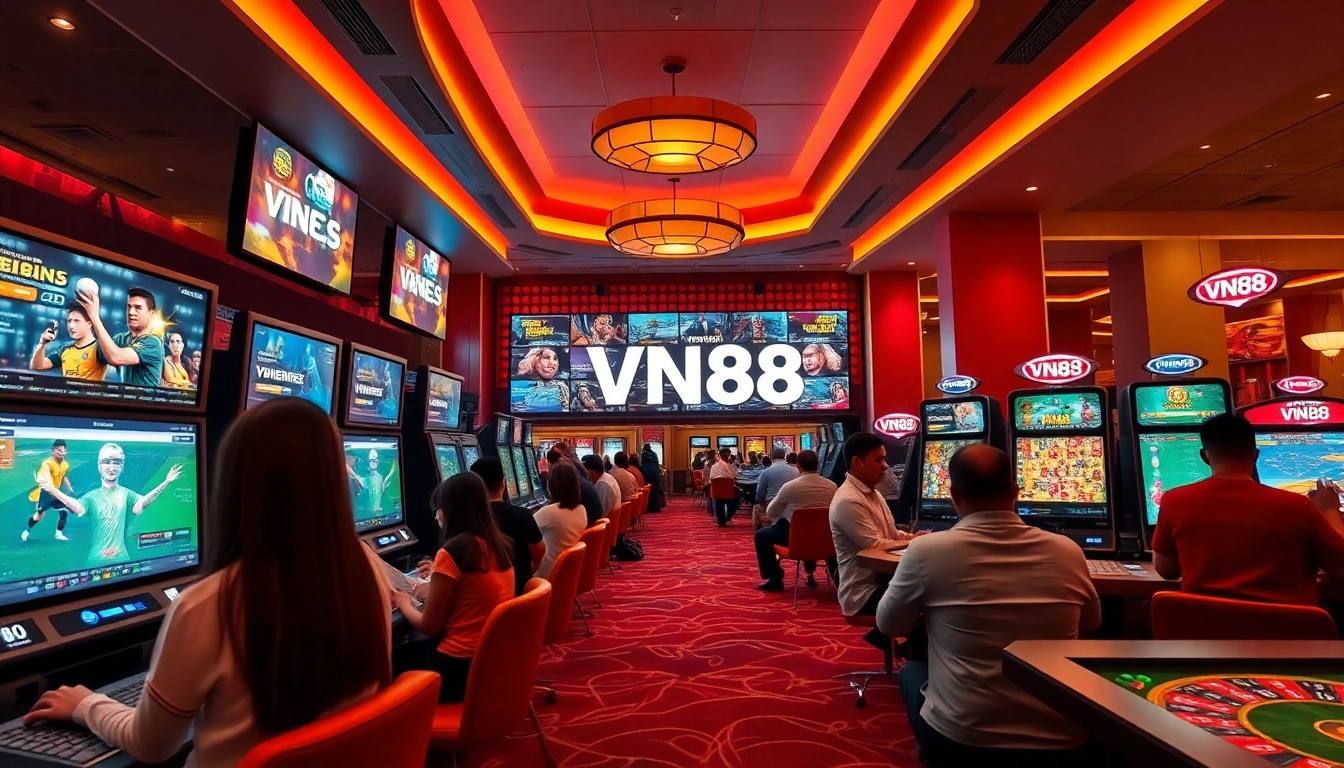 VN88 online gambling platform featuring exciting gaming options and a welcoming atmosphere