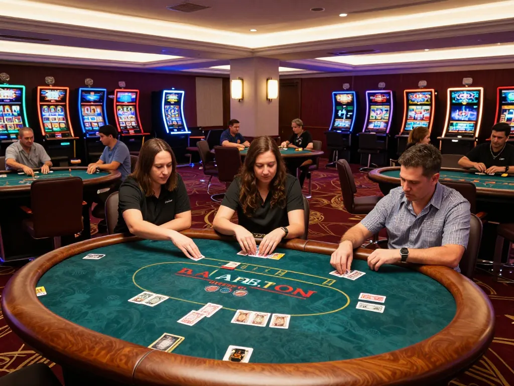 U888 players enjoying poker games in an upscale casino with rich decor and vibrant atmosphere.