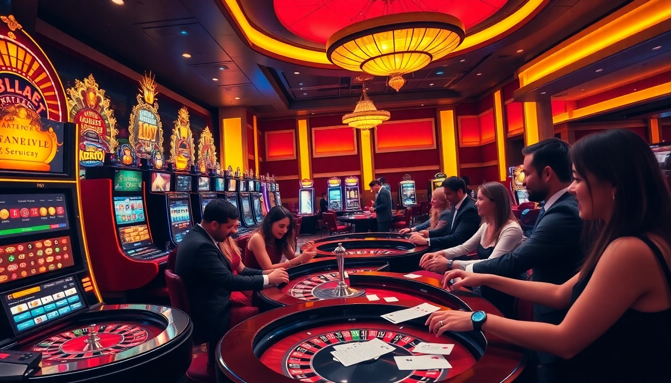 Experience thrilling gameplay at 8kbet with engaging casino tables and vibrant gaming visuals.