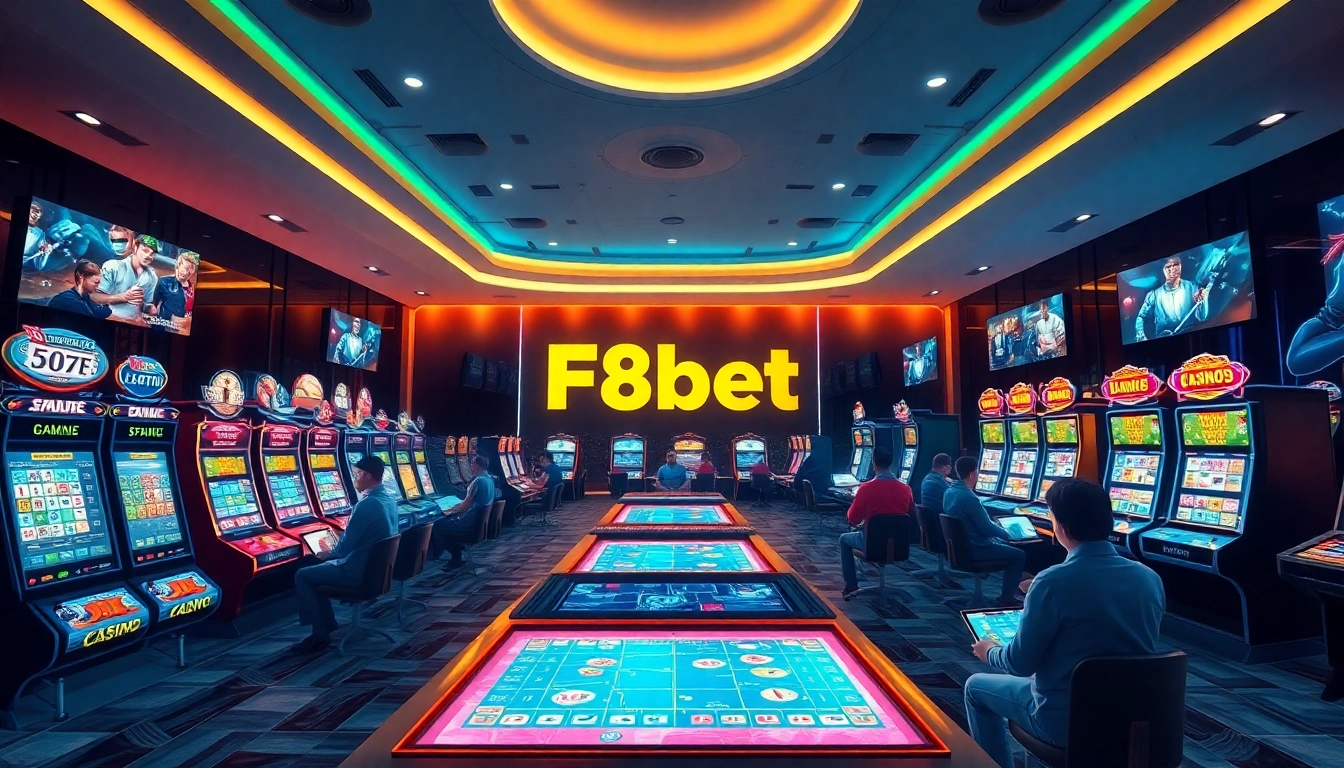 F8bet immersive digital casino experience featuring diverse gaming options.