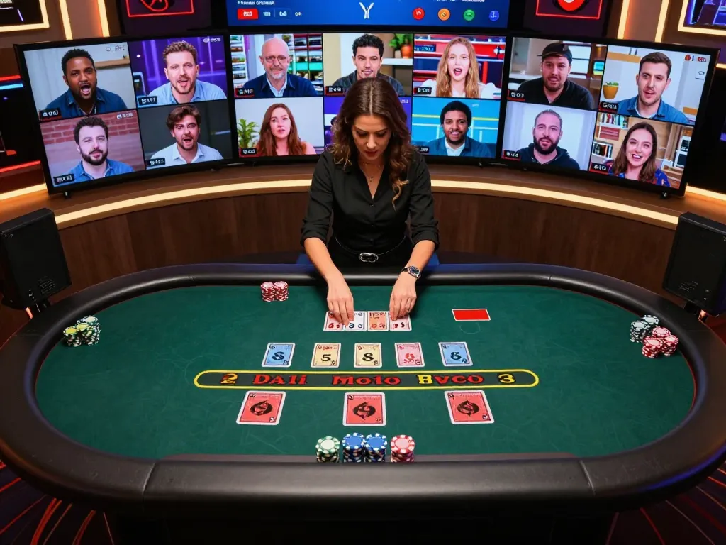 Players enjoying engaging blackjack action on ALO8 live casino platform.