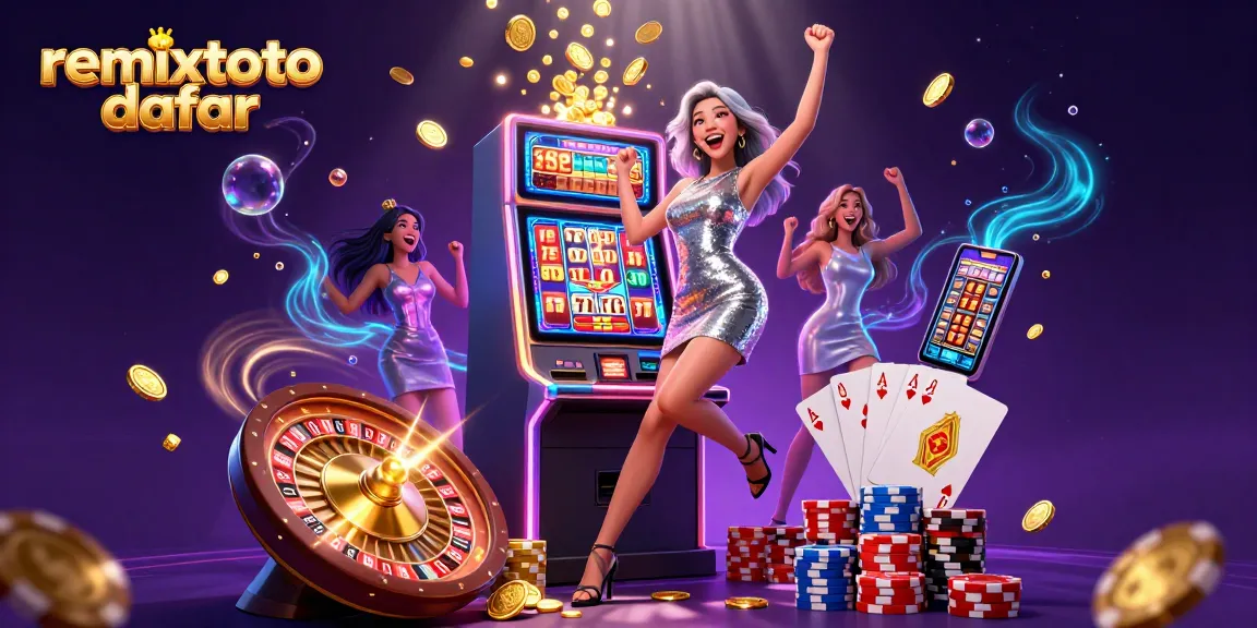 Engage with remixtoto daftar and celebrate jackpots in this vibrant casino scene.