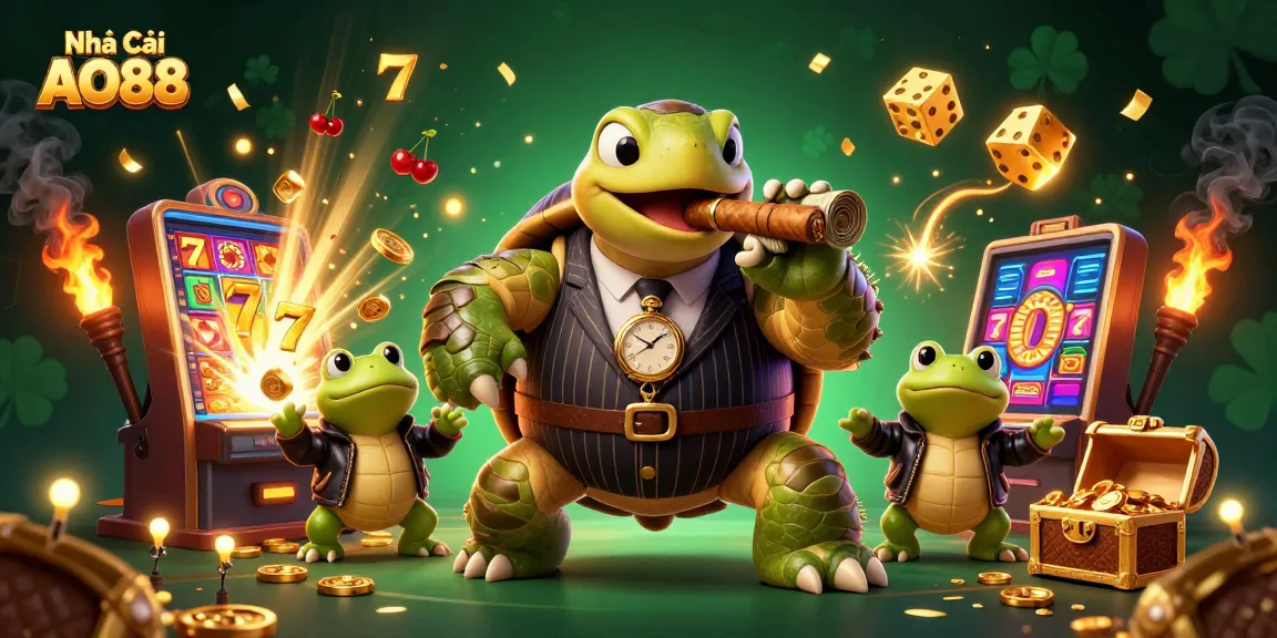 Experience classic gambling fun with Nhà Cái AO88 and vibrant casino characters in action.