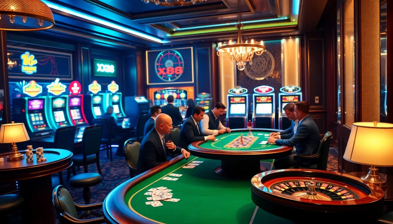 Experience the thrill of poker at XX88 with luxurious tables and exciting gameplay.