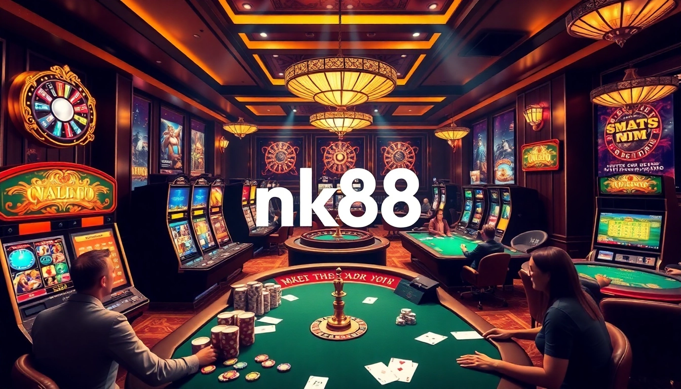 Experience the excitement of nk88 with online poker tables and vibrant casino games.