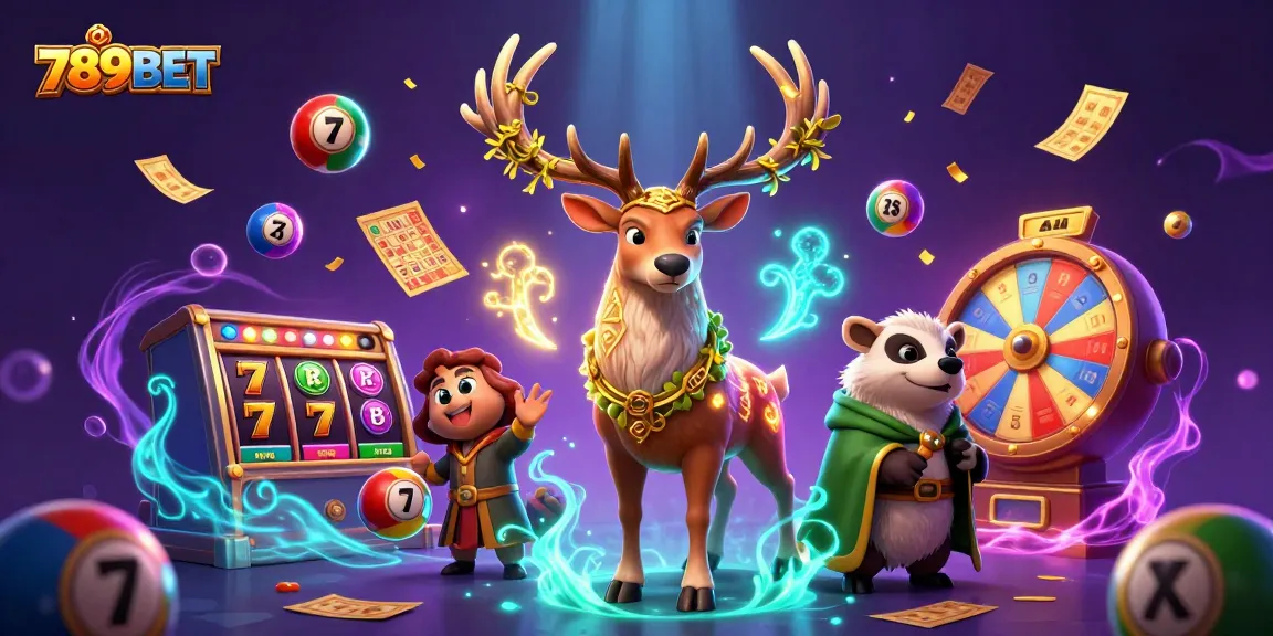 Experience thrilling gameplay and jackpots at 789BET with magical creatures and vibrant gaming elements.