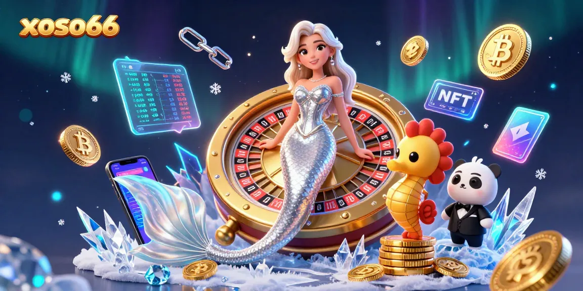 xoso66 enhances your gaming chance by featuring a stunning woman beside a golden roulette wheel.