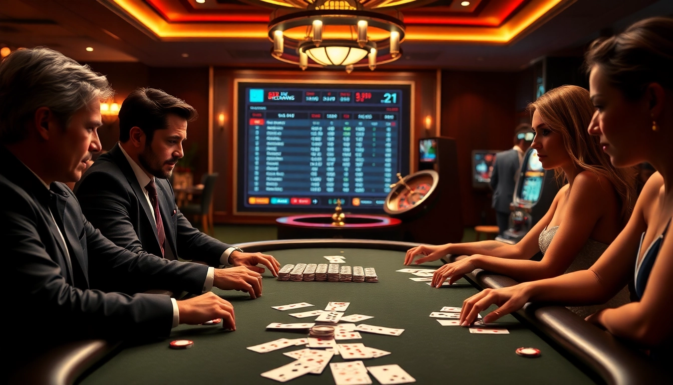 Experience the thrilling atmosphere of 88xx.co.com with a high-stakes poker game in a luxurious casino setting.