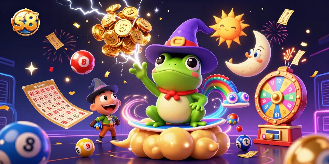 Win exciting rewards with S8 as a storm of golden coins creates thrilling moments in this dynamic casino illustration.