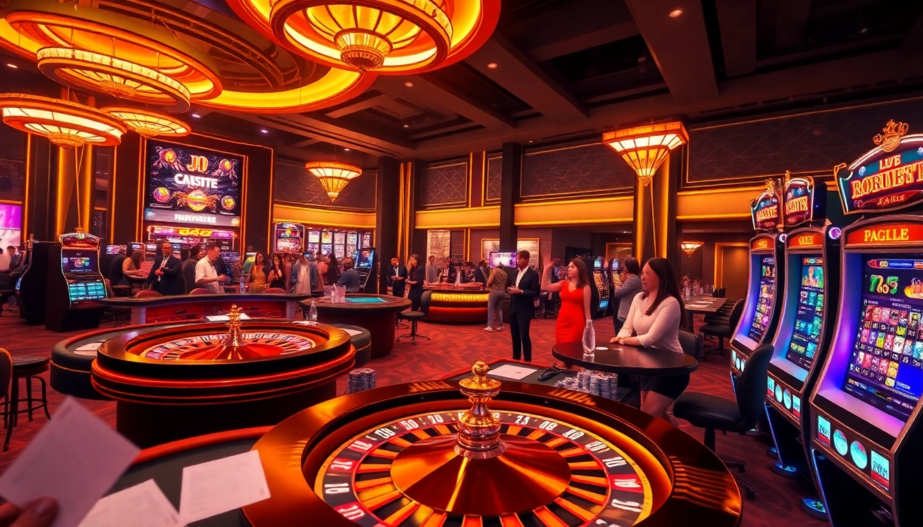 Engage in thrilling gaming action at J88, featuring exciting tables and vibrant atmosphere.