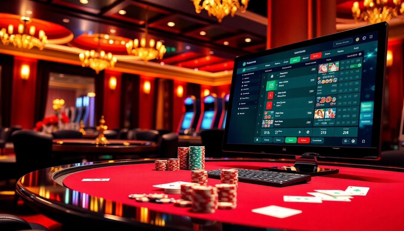 Experience the thrill of winning at nk88 com with vibrant casino visuals and engaging gaming elements.