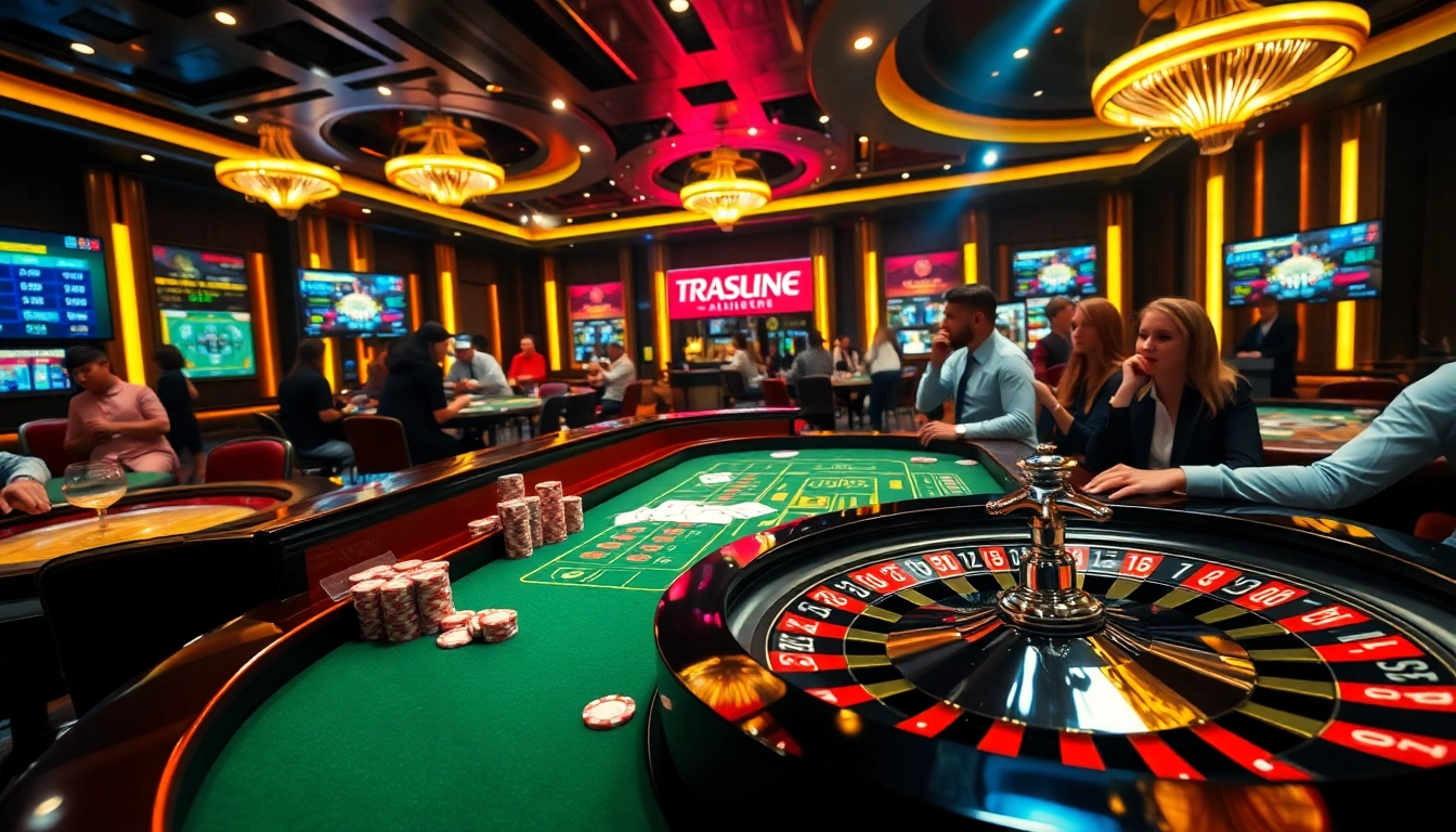 Experience the thrill of 33win with vibrant casino gaming elements like a roulette wheel and poker chips.