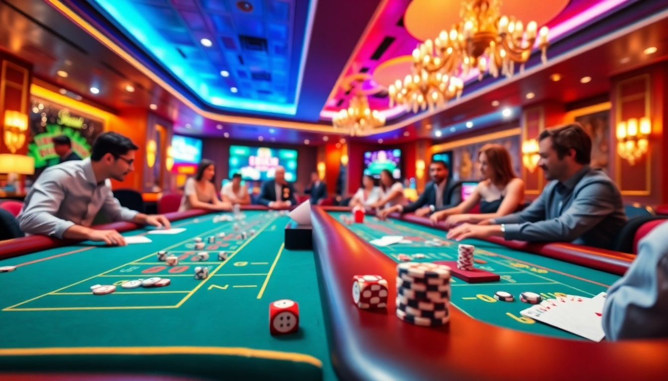 Experience the excitement of online gambling at https://888vi.com.co/ with a vibrant virtual casino scene.