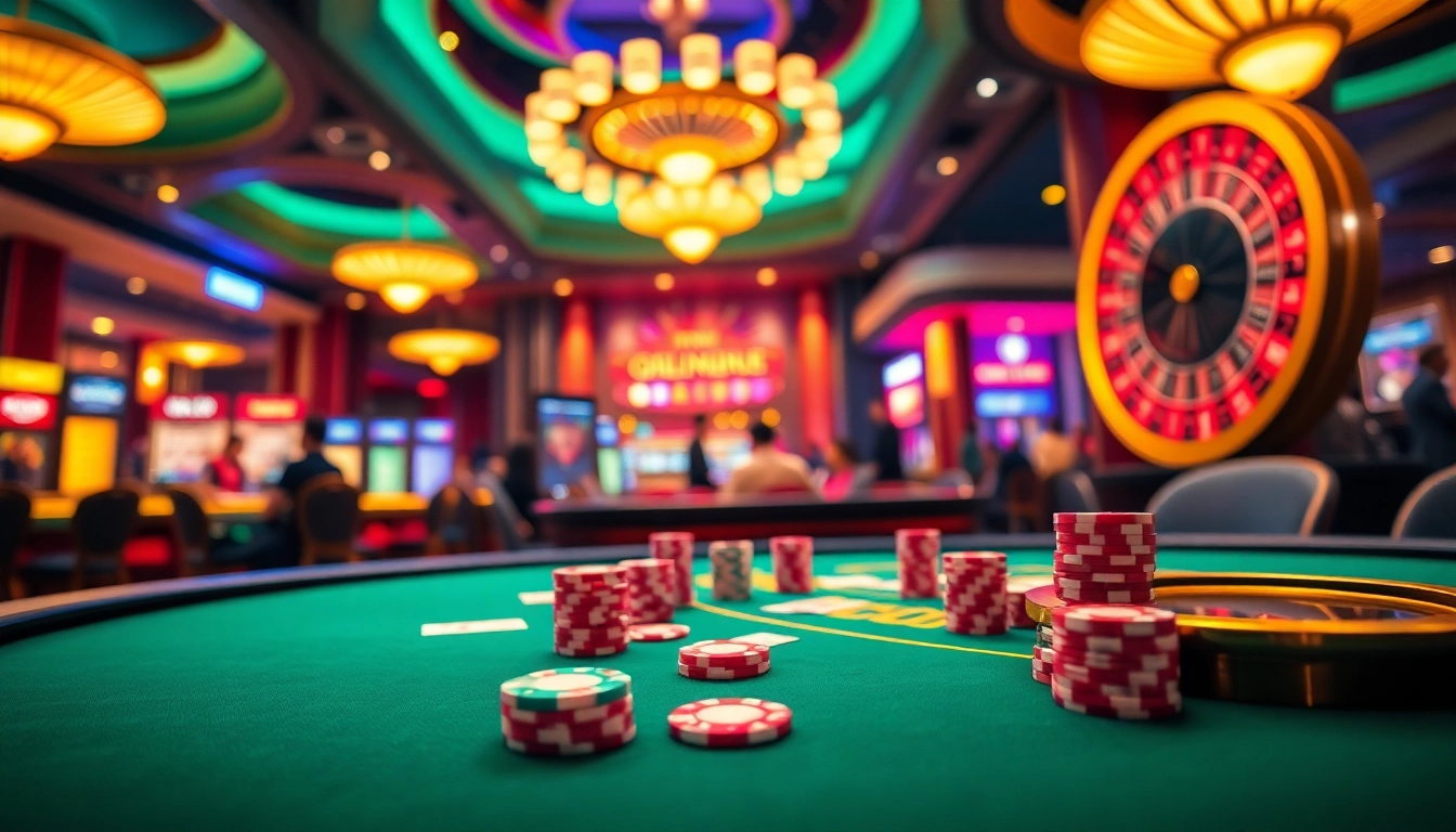 Experience the vibrant excitement of IQ88 with engaging poker and roulette games.