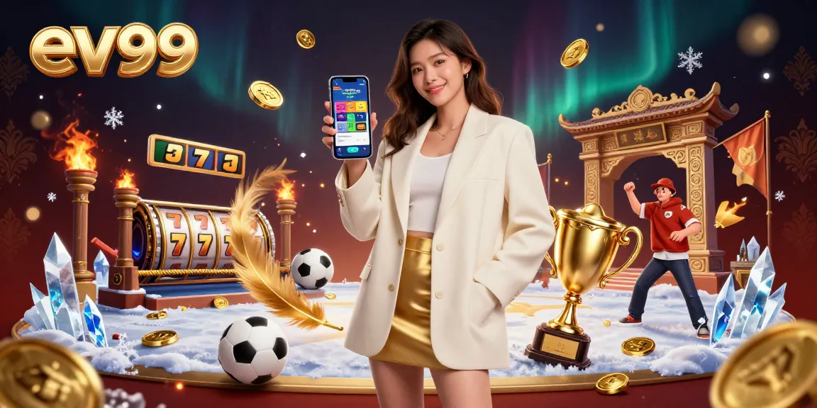 Experience ev99 sports betting excitement with a dynamic smartphone interface and stunning casino visuals.