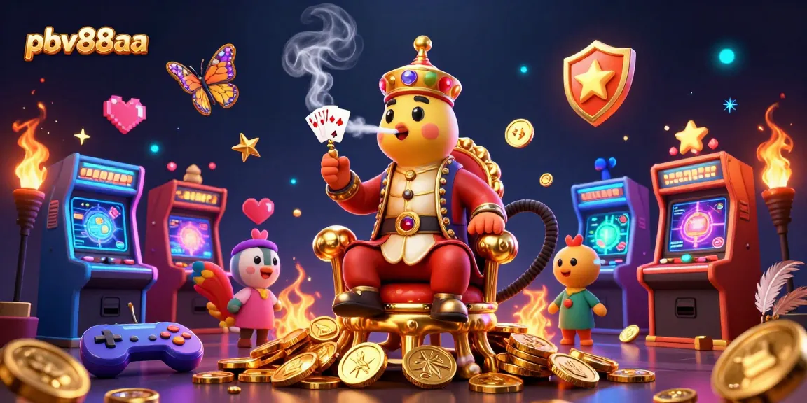 Experience the magic of pbv88aa with lively casino characters and vibrant gaming elements.